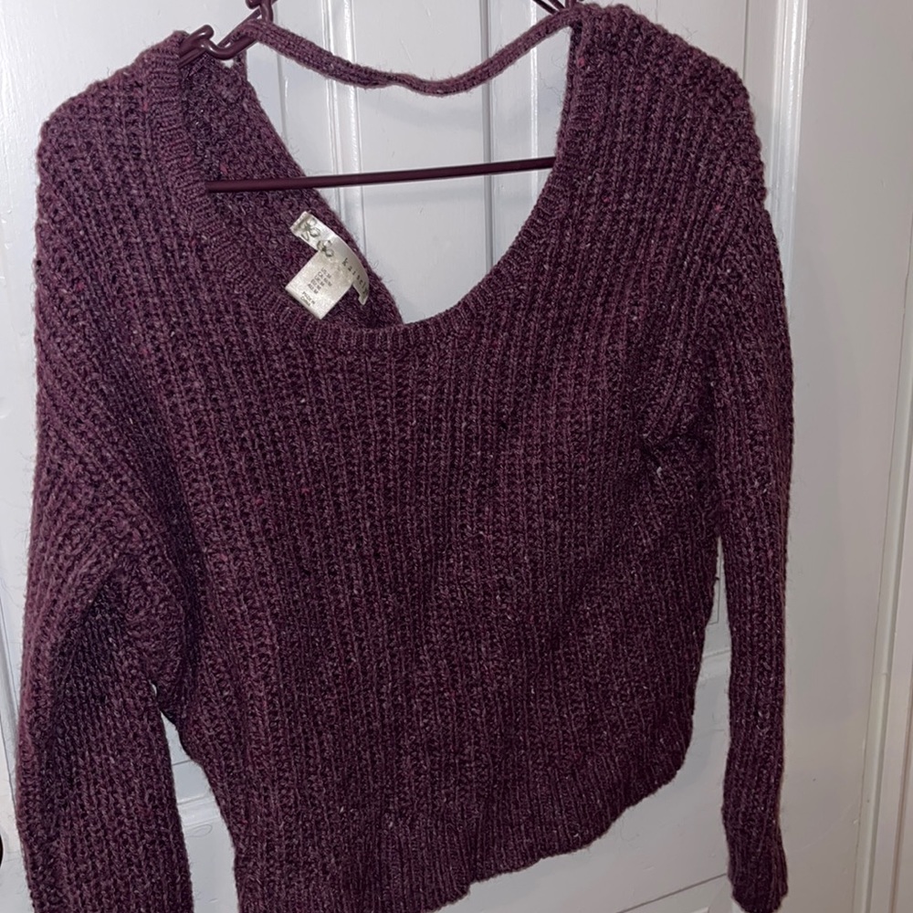 Off the shoulder sweater